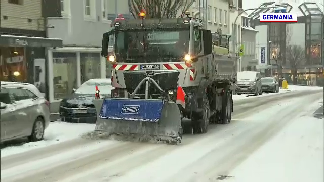 Iarna lovește centrul și nordul Europei. Ministerul de Externe, avertisment pentru românii care călătoresc în Occident