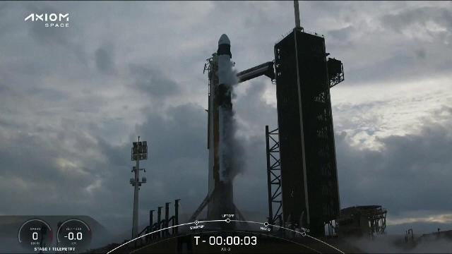 Patru astronauți europeni, în drum spre Stația Spațială Internațională. Zborul este organizat de Axiom şi SpaceX