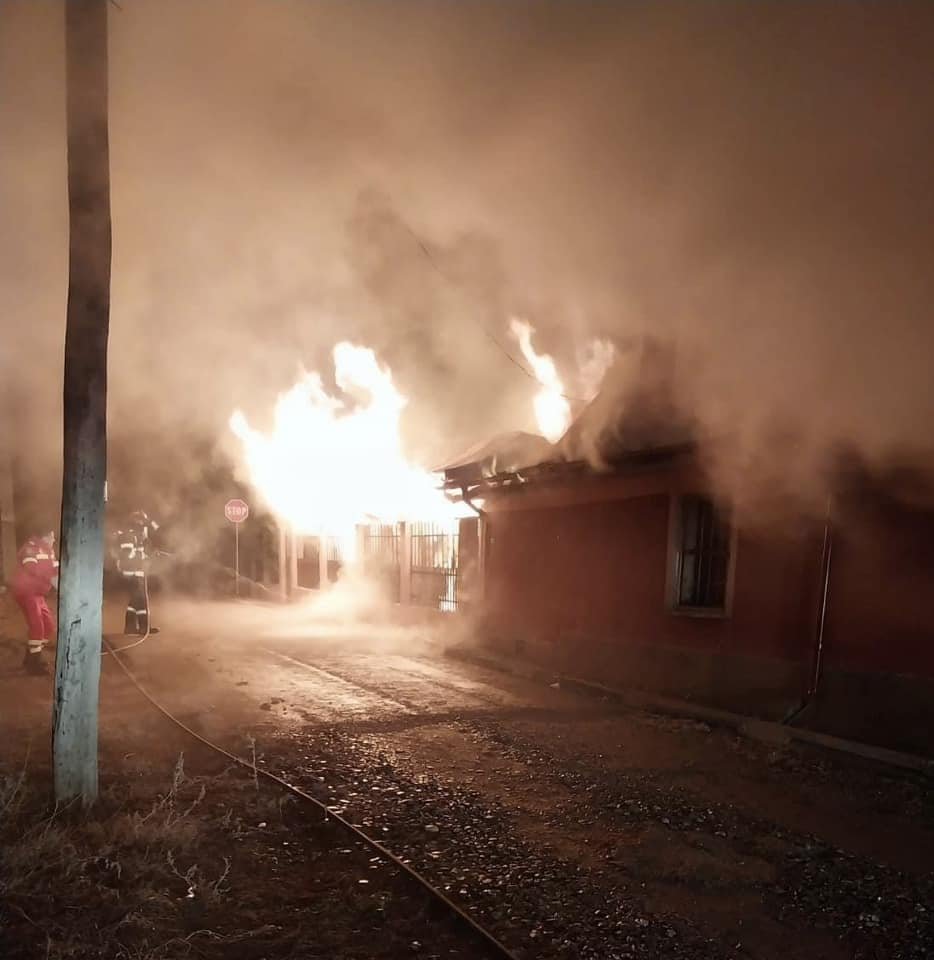 incendiu teleroman