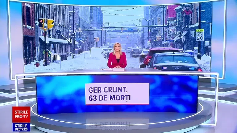 SUA, sub alertă de vreme severă. Zeci de persoane au murit în ultima săptămână din cauza frigului și zăpezii