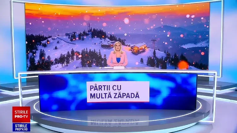 „Totul e alb.” Temperaturi acceptabile în stațiunile de la munte, numai bune pentru schi