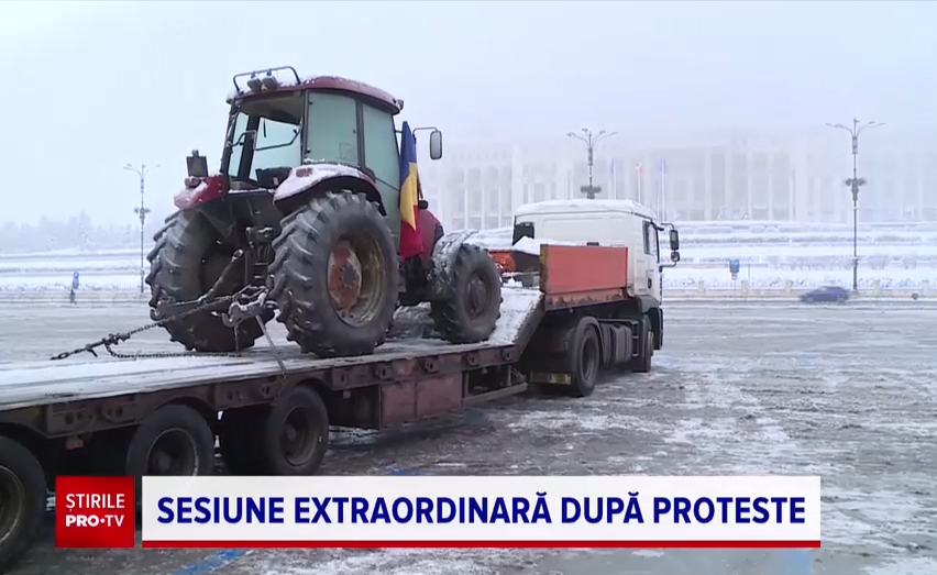Senatorii au venit la muncă din vacanță, ca să adopte ordonanțele pentru transportatori și agricultori. Ce modificări se fac