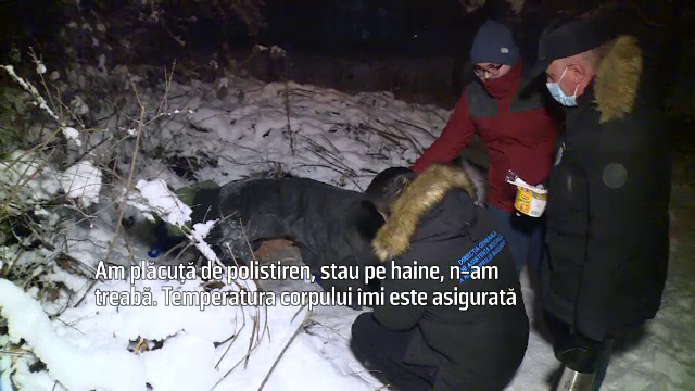 Explicația halucinantă a unui om al străzii care a dormit la -10 grade în parcul IOR. „O pătură dacă aveți, să pun pe mine”