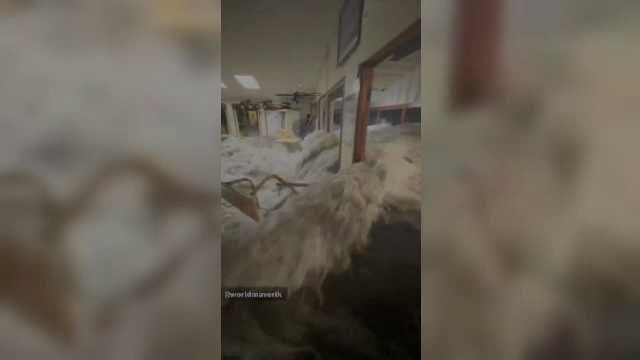 Bază militară înghițită de ape, după un fenomen extrem de rar: ”Oh, Doamne!”. Ce este valul Rogue