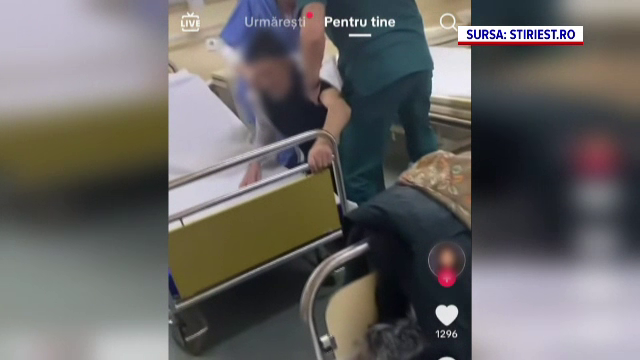 Reacția spitalului din Bârlad după ce un pacient de 73 de ani a fost bruscat de o infirmieră și un brancardier