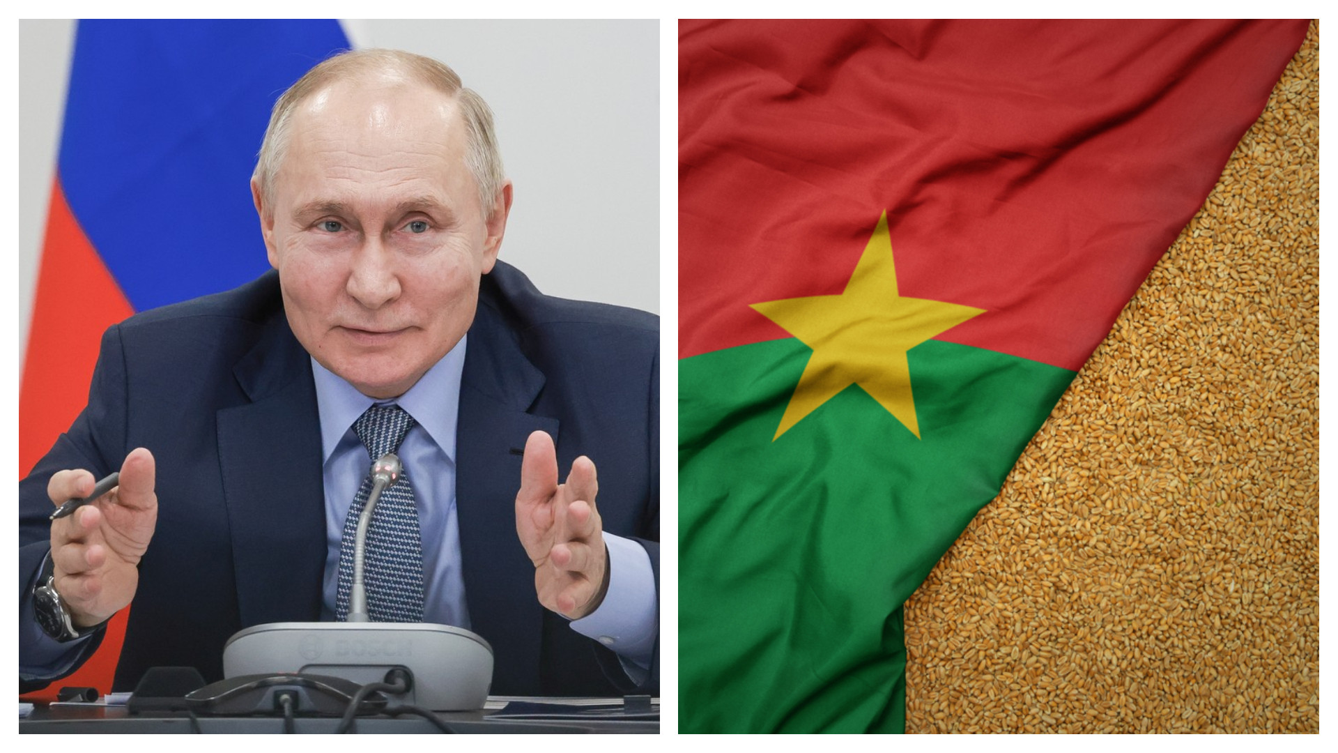 Putin are mâna largă. Burkina Faso a primit o donaţie de 25.000 de tone de grâu din partea Rusiei