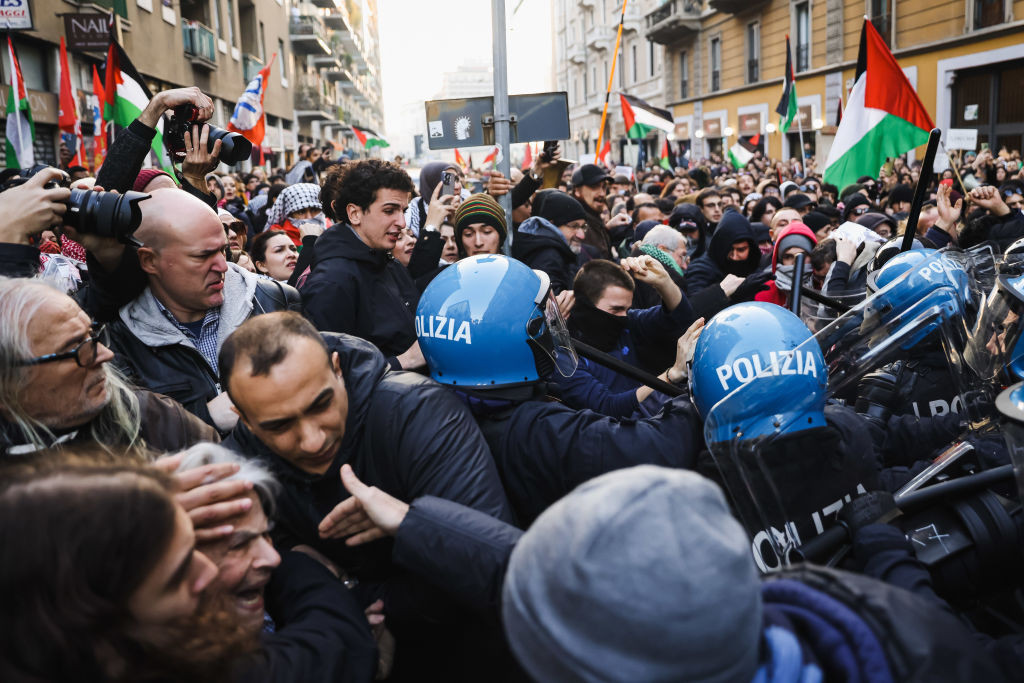 Proteste pro-palestiniene violente în Milano, de Ziua Internațională a Holocaustului: „Opriți genocidul!”