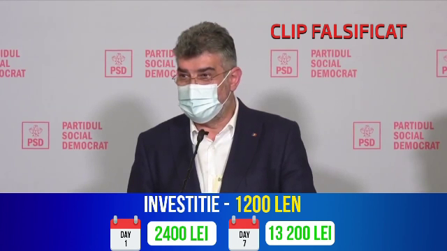 Deepfake cu Marcel Ciolacu pe Internet. Oamenii sunt păcăliți să investească în afaceri care le-ar aduce sume uriașe