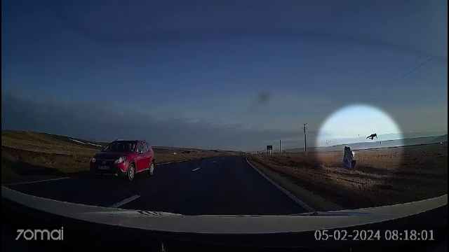 Un șofer începător a fost aruncat din mașină după o greșeală în trafic. Vehiculul s-a rostogolit de trei ori