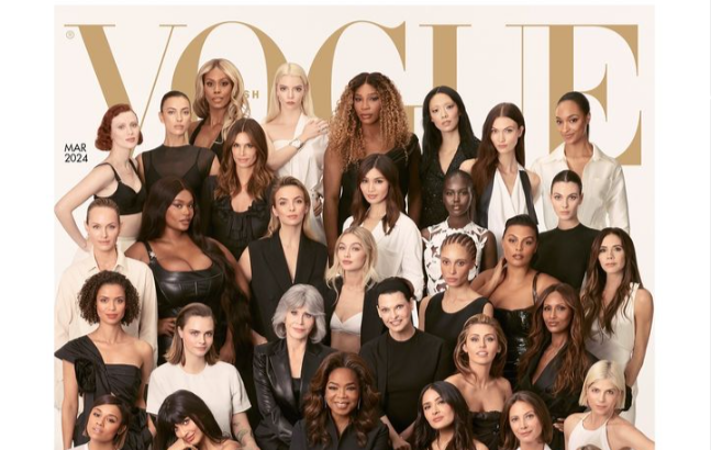 Copertă de colecție la revista British Vogue. Cele mai populare vedete, fotografiate împreună. FOTO