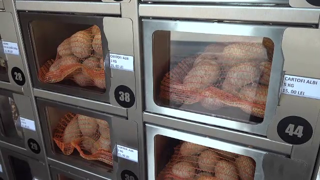 Produse agro-alimentare vândute la automate, la prețuri mult mai mici decât în magazine. Oferă fermierilor un venit constant
