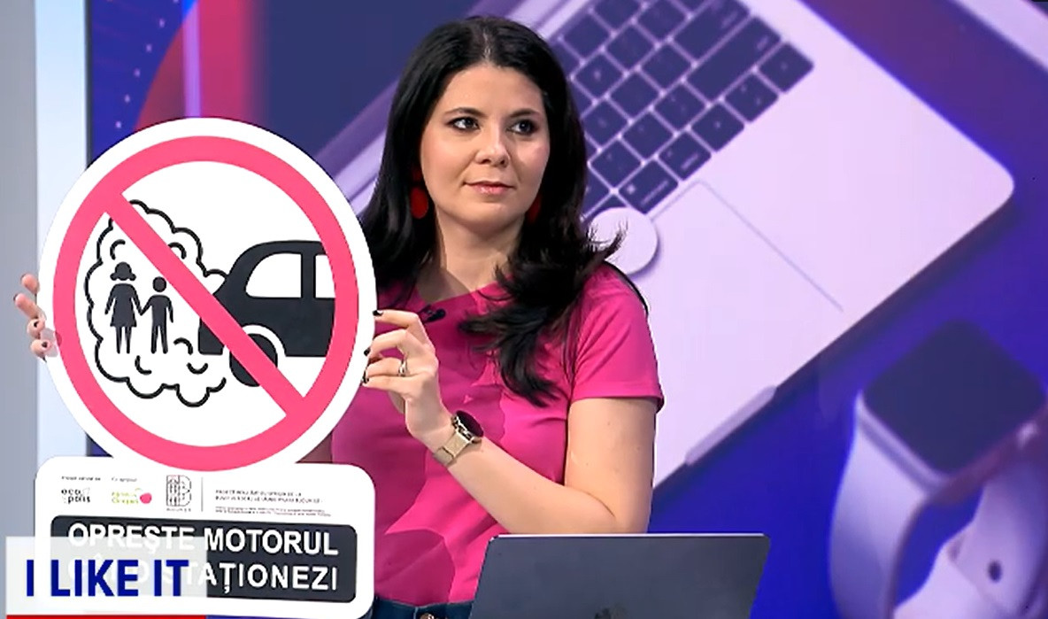 Campanie online anti-poluare. Părinții, îndemnați să nu staționeze cu motorul pornit lângă locurile de joacă sau școli