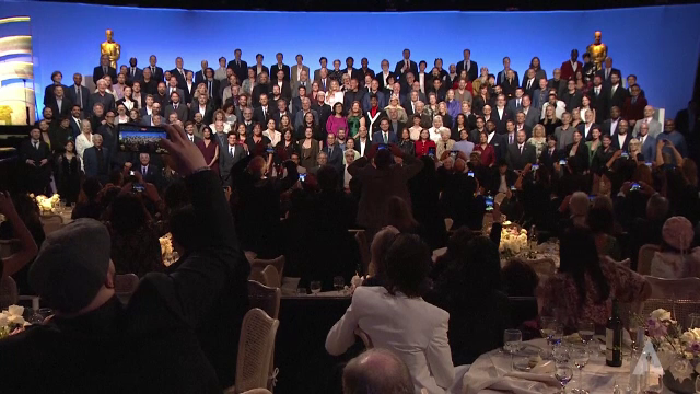 Culisele dejunului Oscar. Moment de comuniune între vedete și aspiranți