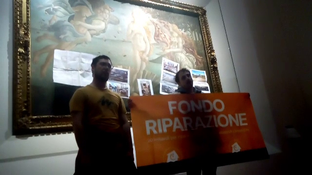 Activiștii pentru protecția mediului au luat în vizor celebra Naștere a lui Venus de Botticelli