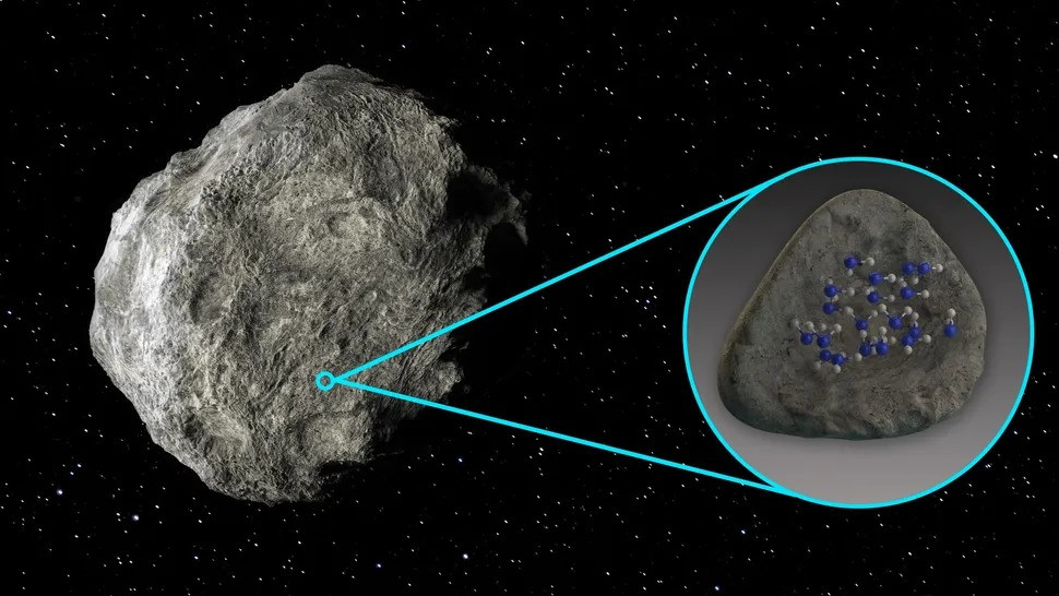 Descoperire importantă pe un asteroid. Oamenii de știință spun că este pentru prima dată când văd asta
