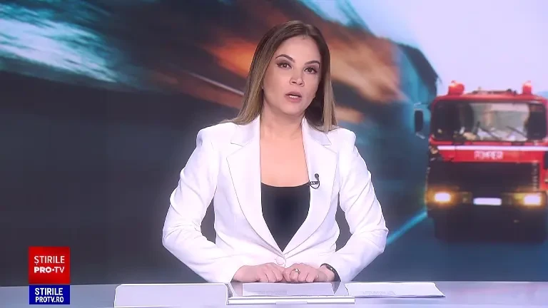 Un bărbat este în stare critică după un incendiu violent urmat de o explozie, la un magazin de piese auto din Pitești