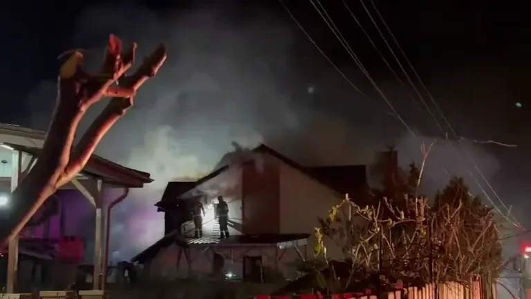 Incendiu la două case din Bragadiru. O persoană a fost dusă la spital