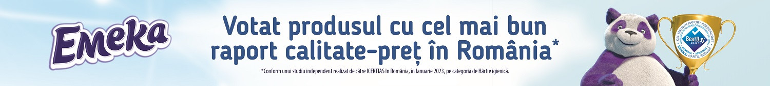 (P) Un ursuleț premiant. Brandul Emeka a devenit Best Buy Award la categoria sa