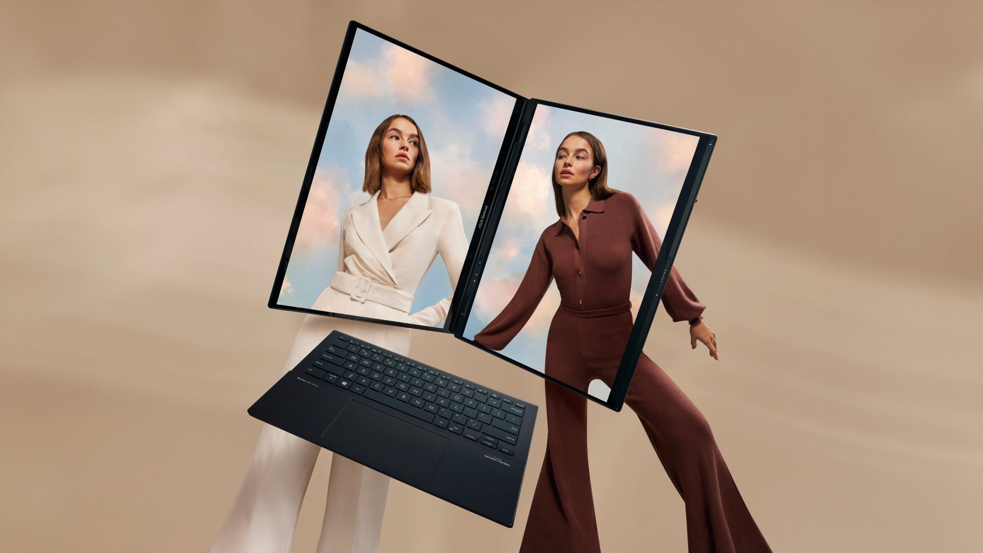 (P) ASUS Zenbook DUO (UX8406): un laptop revoluționar cu două ecrane tactile OLED