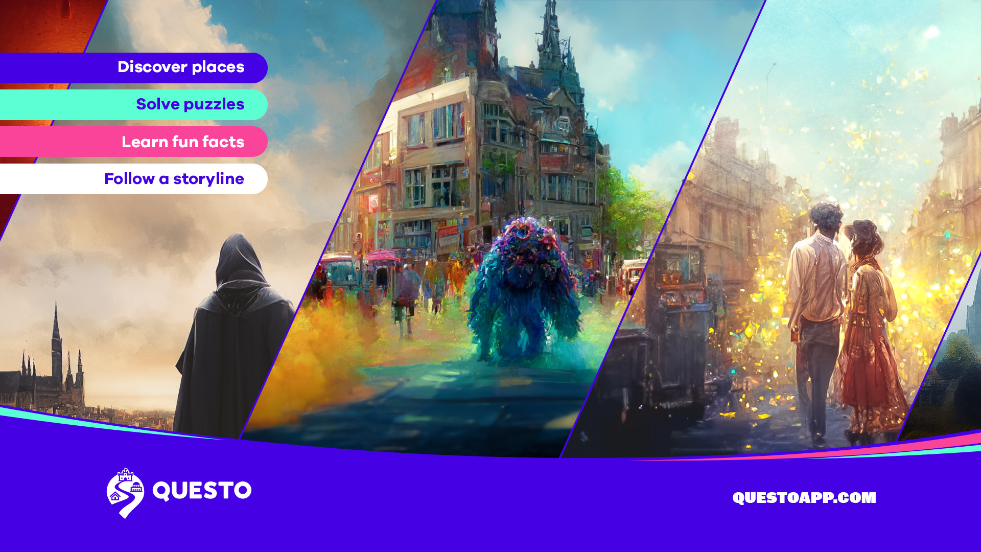 Questo, aplicația creată de români cu care poți explora orașele lumii. Descoperi interactiv detaliile puțin vizibile