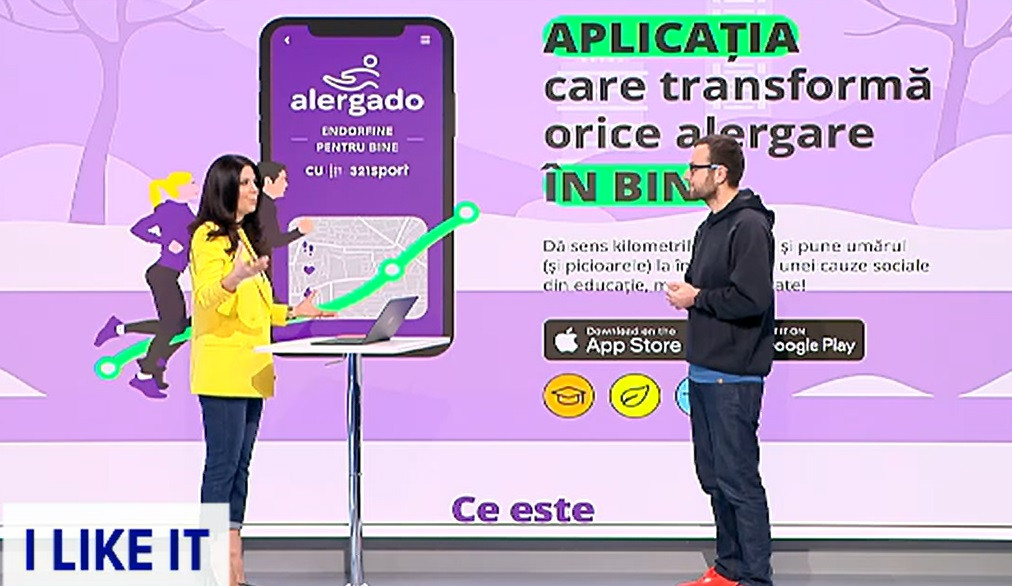Alergado, aplicația care transformă orice alergare în bine. Detalii la iLikeIT