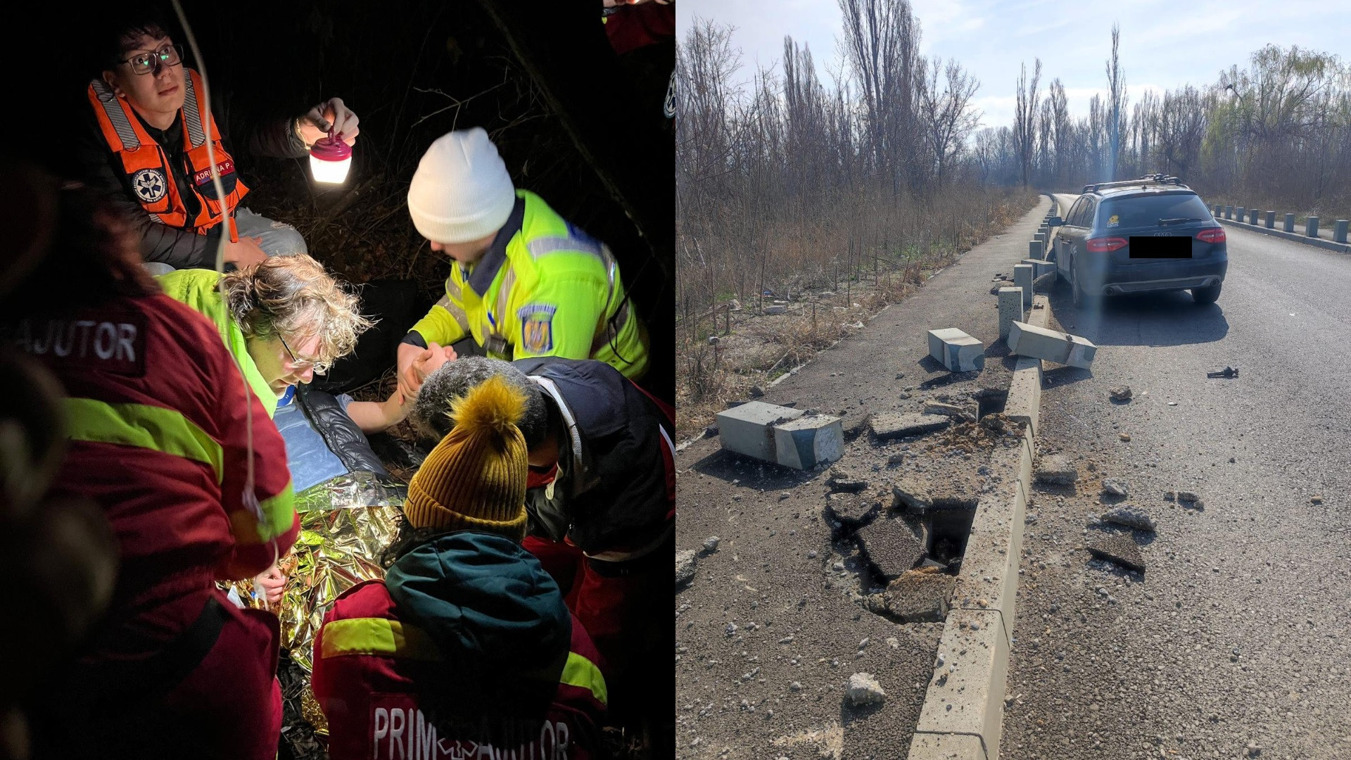 O femeie de 43 de ani, medic, din Bucureşti, găsită inconştientă lângă o pădure. Fusese dată dispărută de familie