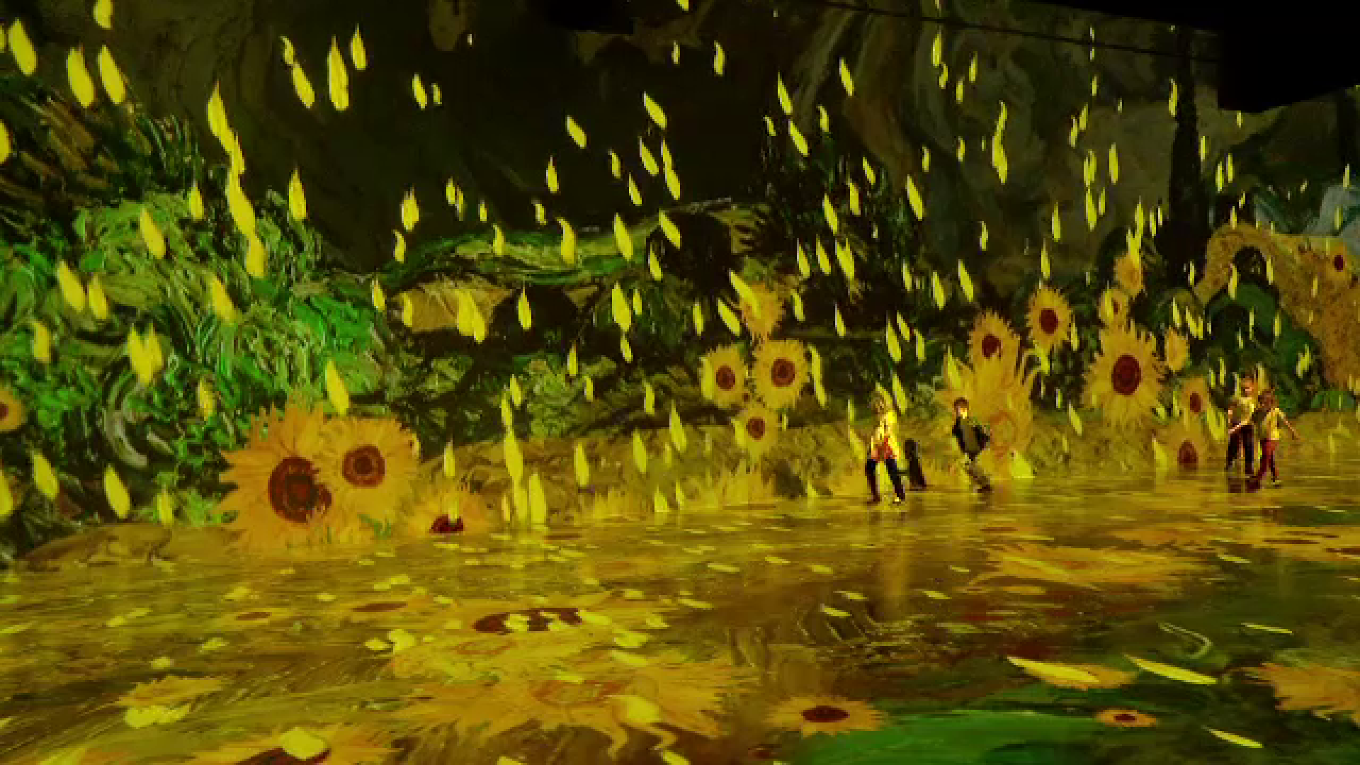 Cum se desfășoară o vizită la muzeele imersive. Realitatea virtuală și proiecțiile 3D aduc la viață opere artistice