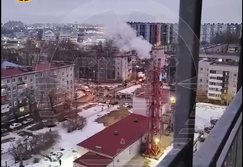 FOTO. Orașul natal al lui Putin a fost atacat de o dronă kamikaze, după ce a fost numit "ucigaș" la funeraliile lui Navalnîi