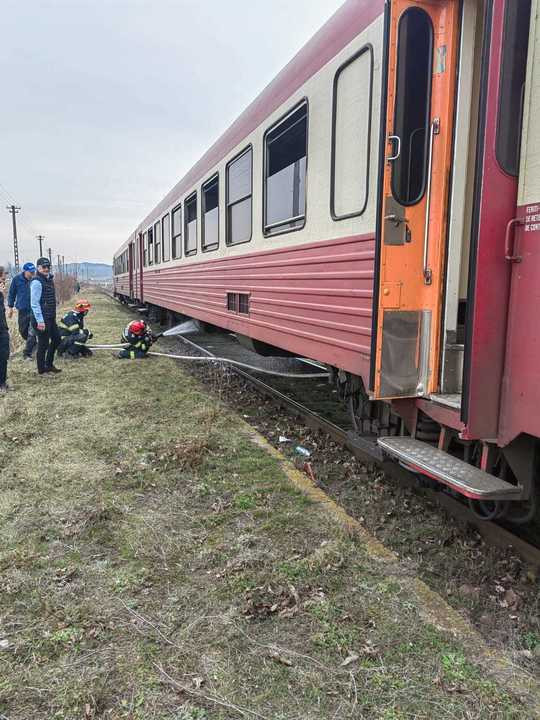 incendiu, tren, Iasi