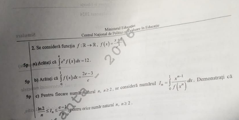 Subiecte mate simulare bac 2024