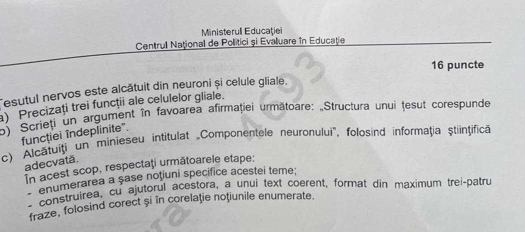 Subiecte bilogie vegetala simulare Bac 2024