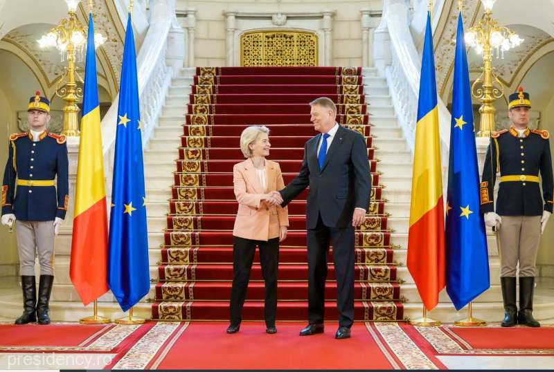 Ursula von der Leyen, după discuțiile cu Iohannis: ”Accentul a fost pus pe alegerile europarlamentare”