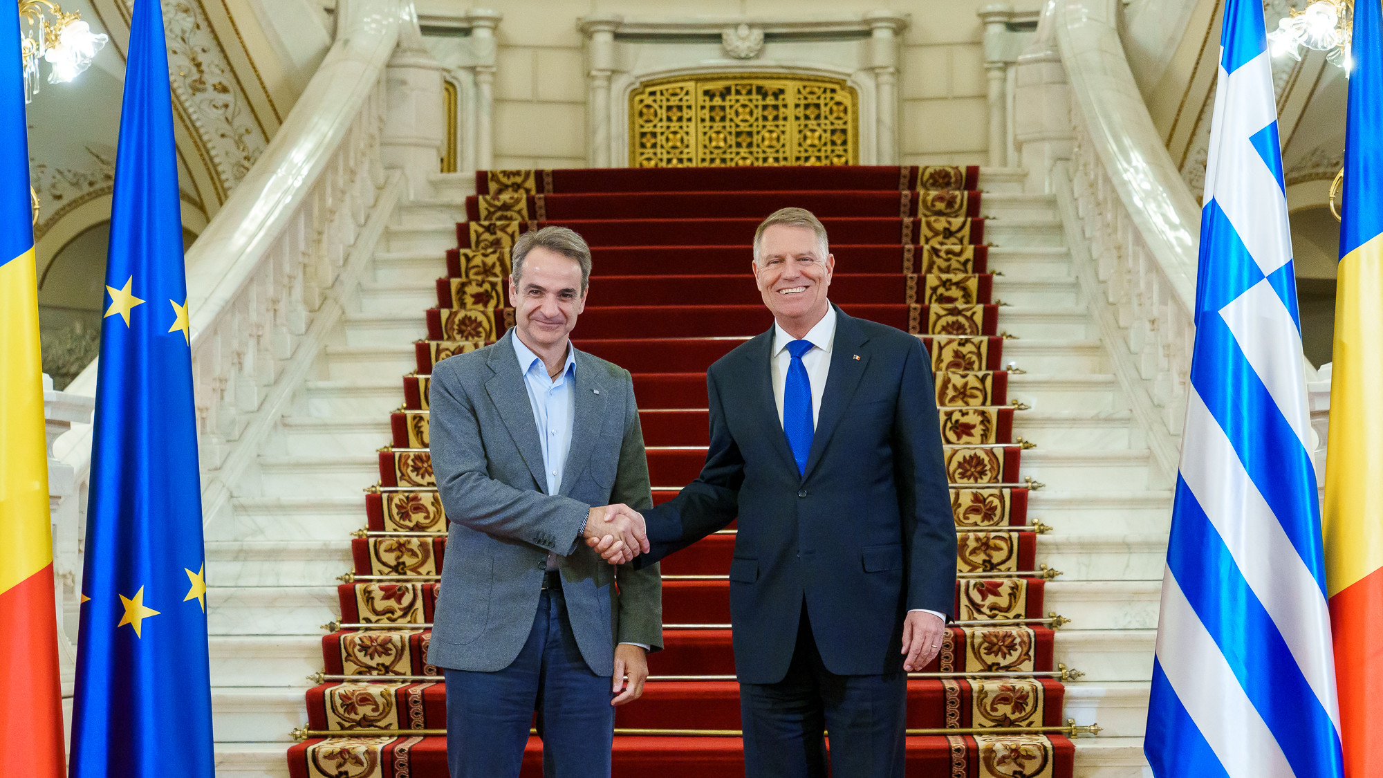 Klaus iohannis, Kyriakos Mitsotakis