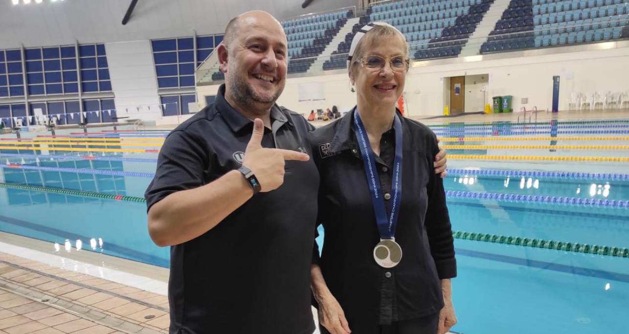 O sportivă de 81 de ani din Cluj a câștigat 4 medalii de aur la Campionatele Mondiale de Natație de la Doha | FOTO