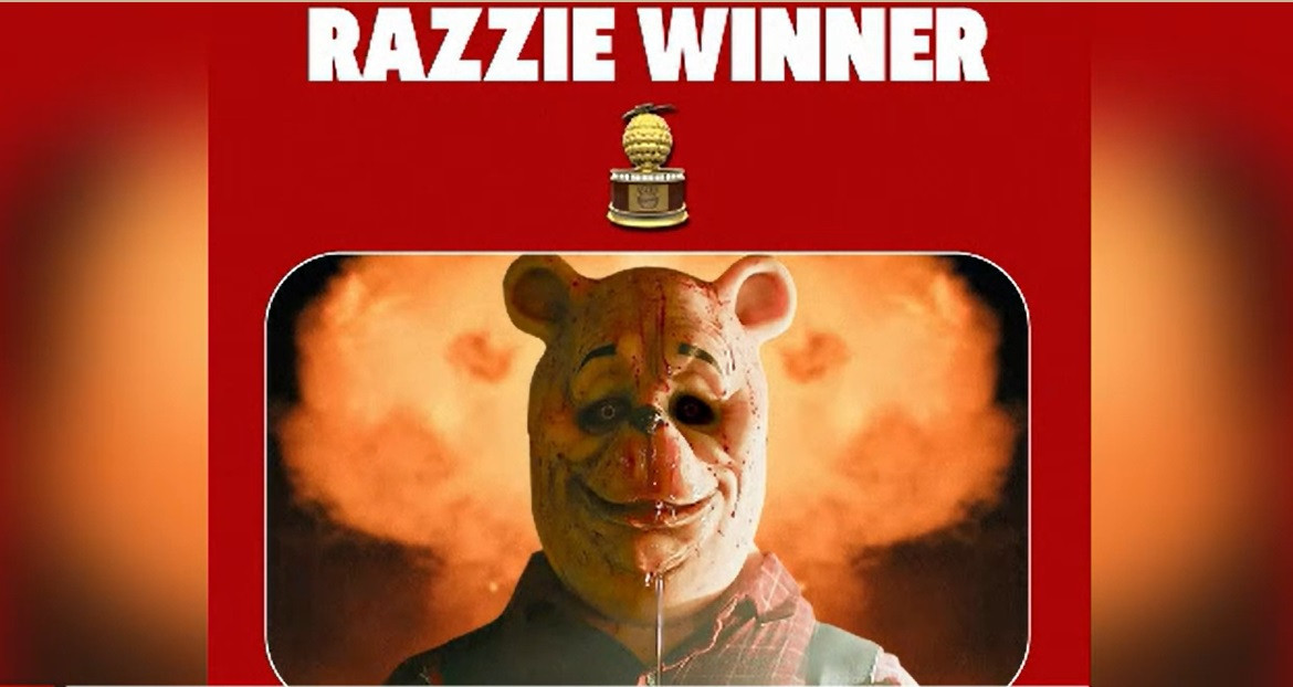 „Winnie the Pooh: Sânge și miere”, câștigătorul premiului „Zmeura de aur” pentru film