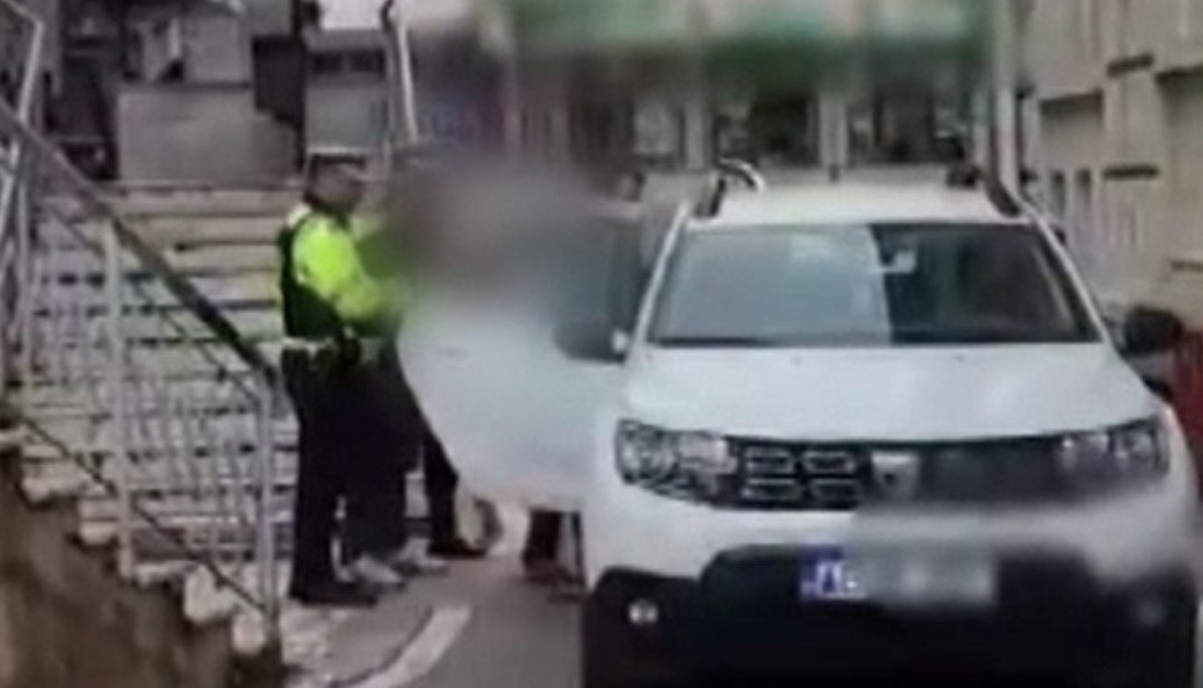 Cursă nebună făcută de un șofer drogat. A târât un polițist cu mâna prinsă în portieră mai bine de un kilometru