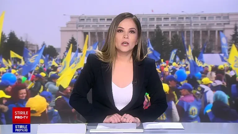 „Vrem soluţii şi dreptate”. Protestul sindicaliștilor din Sănătate s-a încheiat cu un miting în faţa Parlamentului