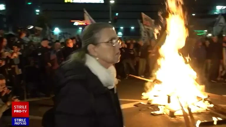 Proteste violente în Tel Aviv. Manifestanții au cerut demisia lui Netanyahu, poliția a folosit tunuri cu ap