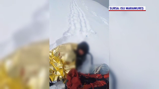 Un ucrainean care a intrat ilegal în România a fost salvat din munții Maramureșului. Era desculț și avea degerături