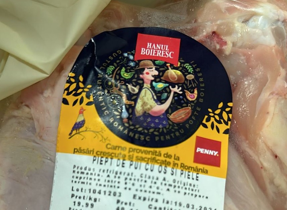 Alertă alimentară în România. Produse de pasăre infestate cu Salmonella, descoperite într-un mare lanț de magazine