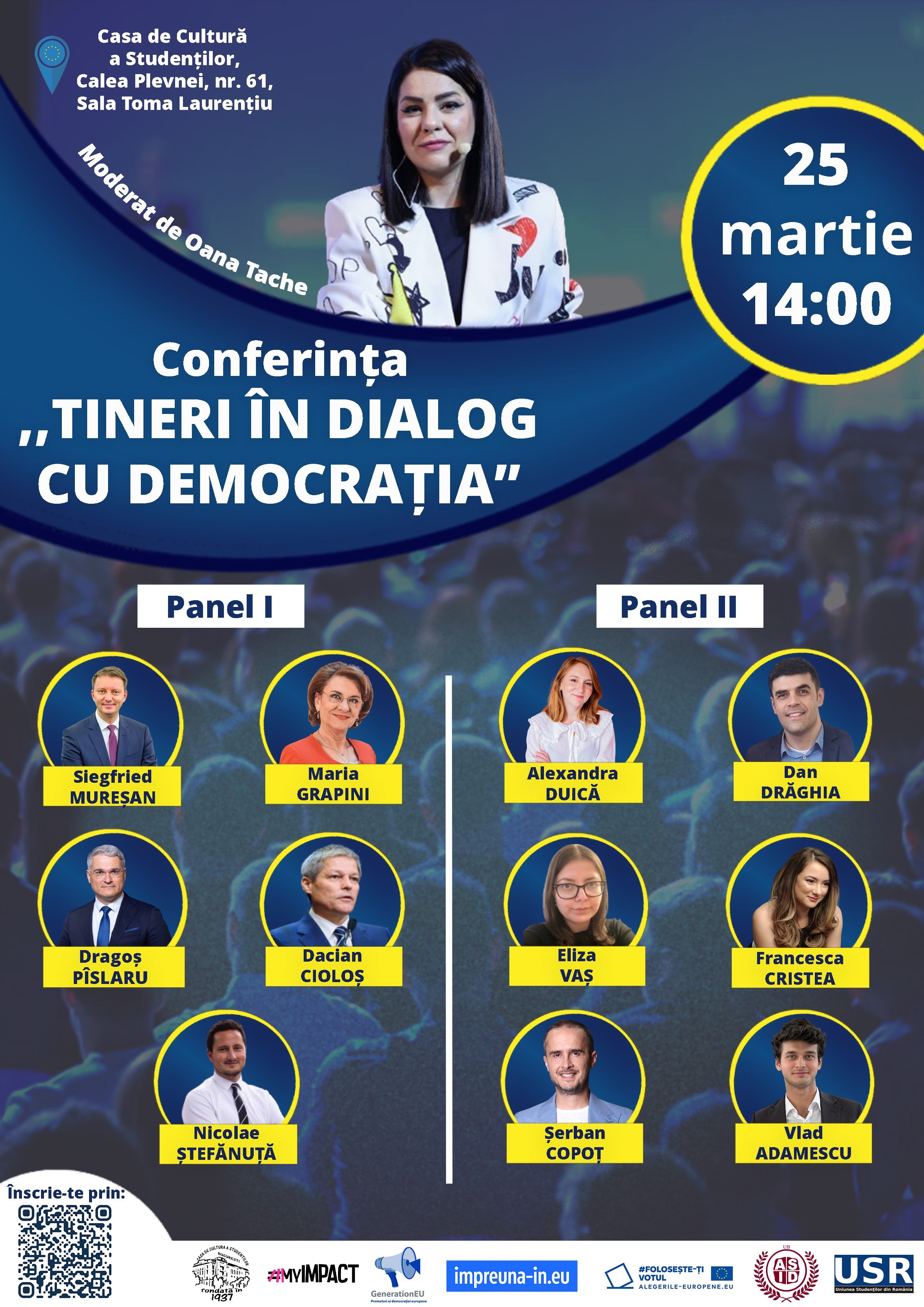 Conferința Tineri &icirc;n Dialog cu Democrația