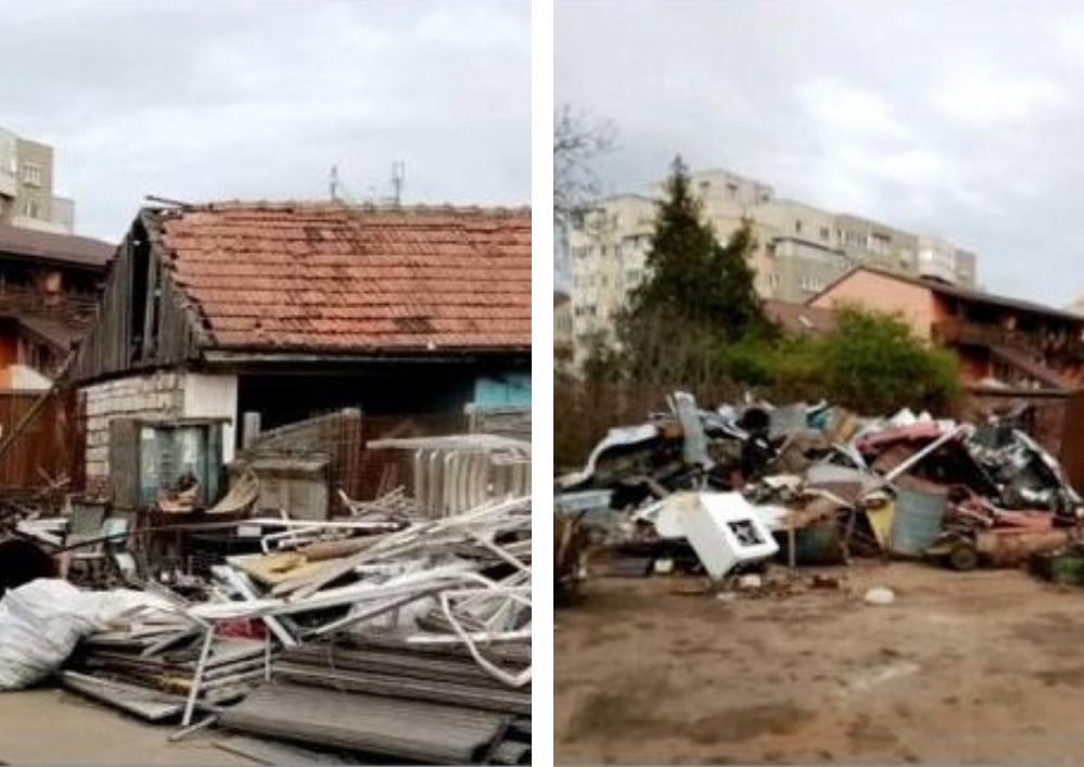 Un bărbat care strângea deșeuri în curtea sa din Timișoara, amendat cu 15.000 de lei. Ce a descoperit Garda de Mediu