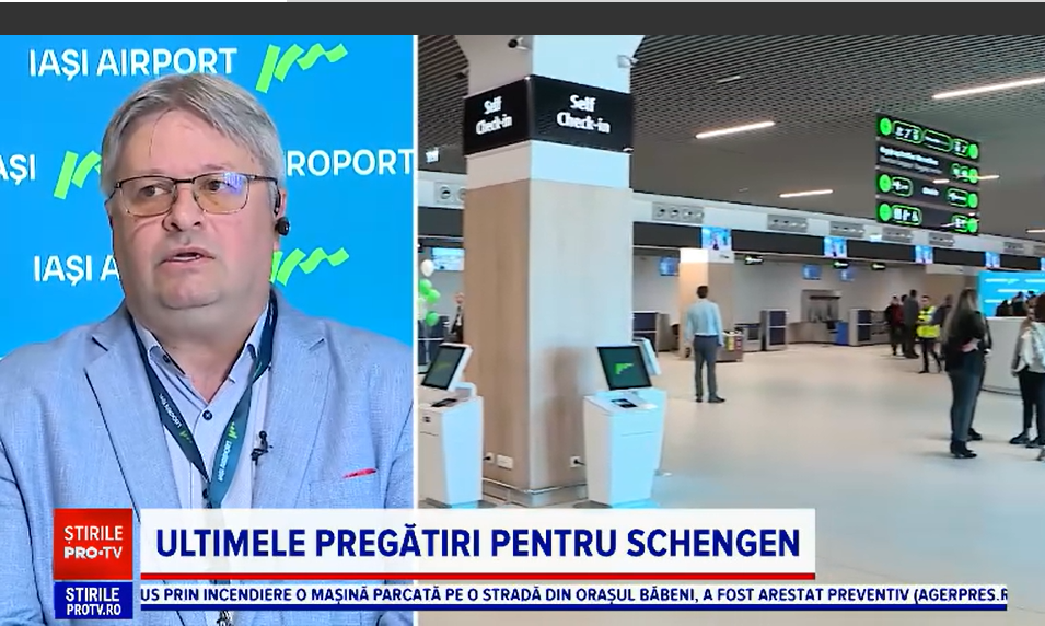 Românii pot ajunge în Schengen prin noul terminal al aeroportului din Iași, unul din cele mai moderne din țară