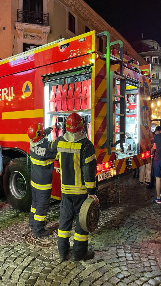 incendiu, centrul veci, istoric