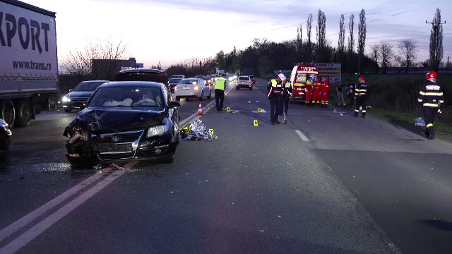 O femeie a murit într-un accident după ce soțul ei a făcut o manevră imprudentă, în Timișoara. „N-am avut timp de reacție”