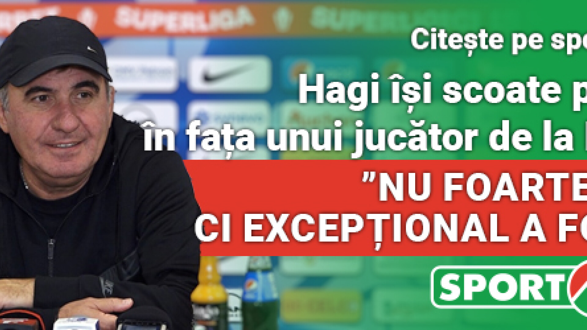Hagi &icirc;și scoate pălăria &icirc;n fața unui jucător de la FCSB: "Nu foarte bun, ci excepțional a fost!