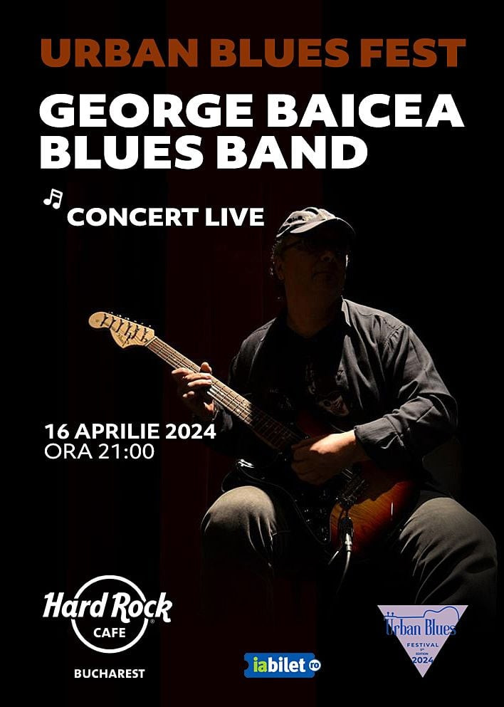 Patru zile de rock și blues în București, la Urban Blues Fest: Gianluca D'Alessio, George Baicea, Nuțu Olteanu