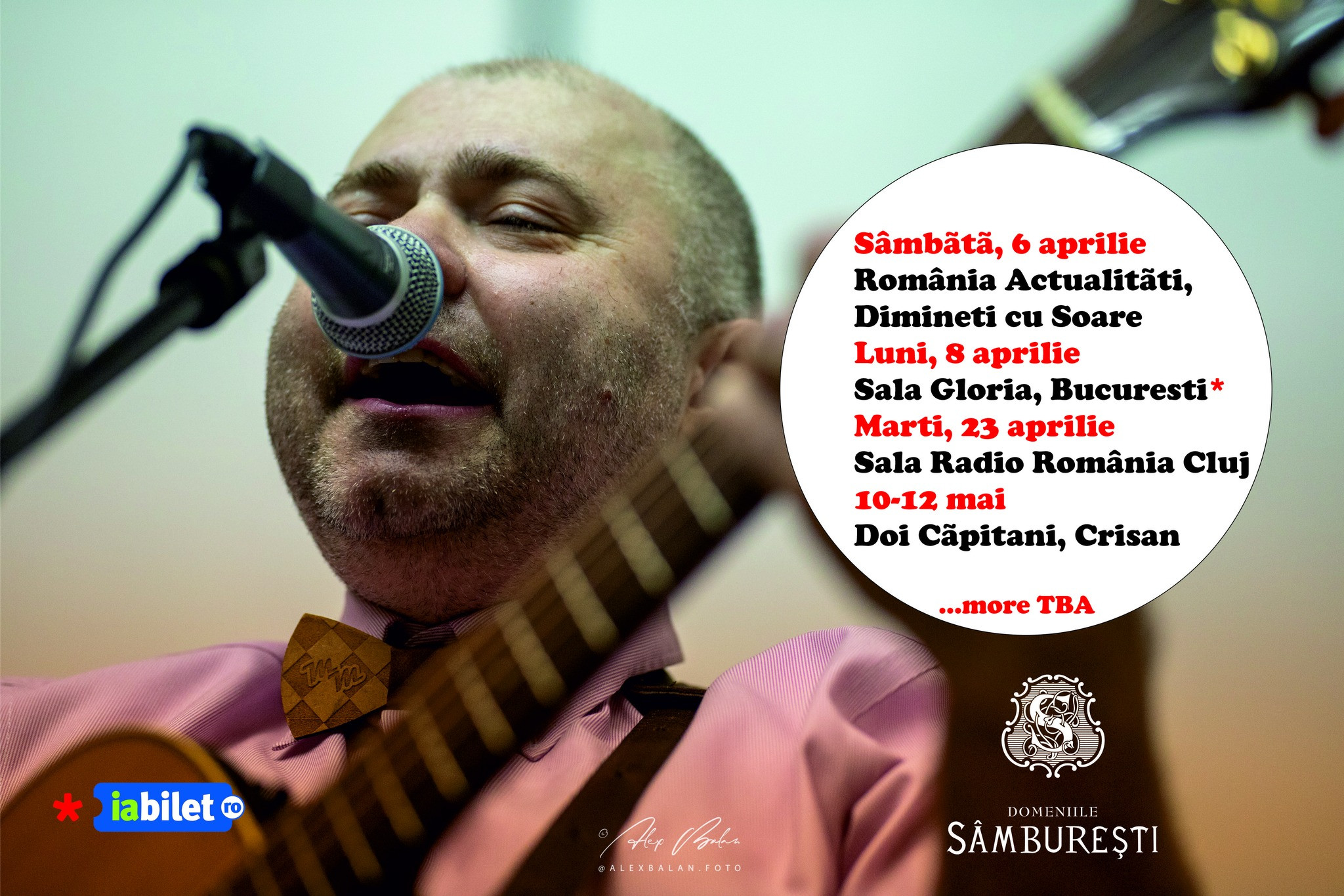 Concerte aniversare de folk în București, Cluj și alte orașe. Marius Matache, 20 de ani de carieră muzicală