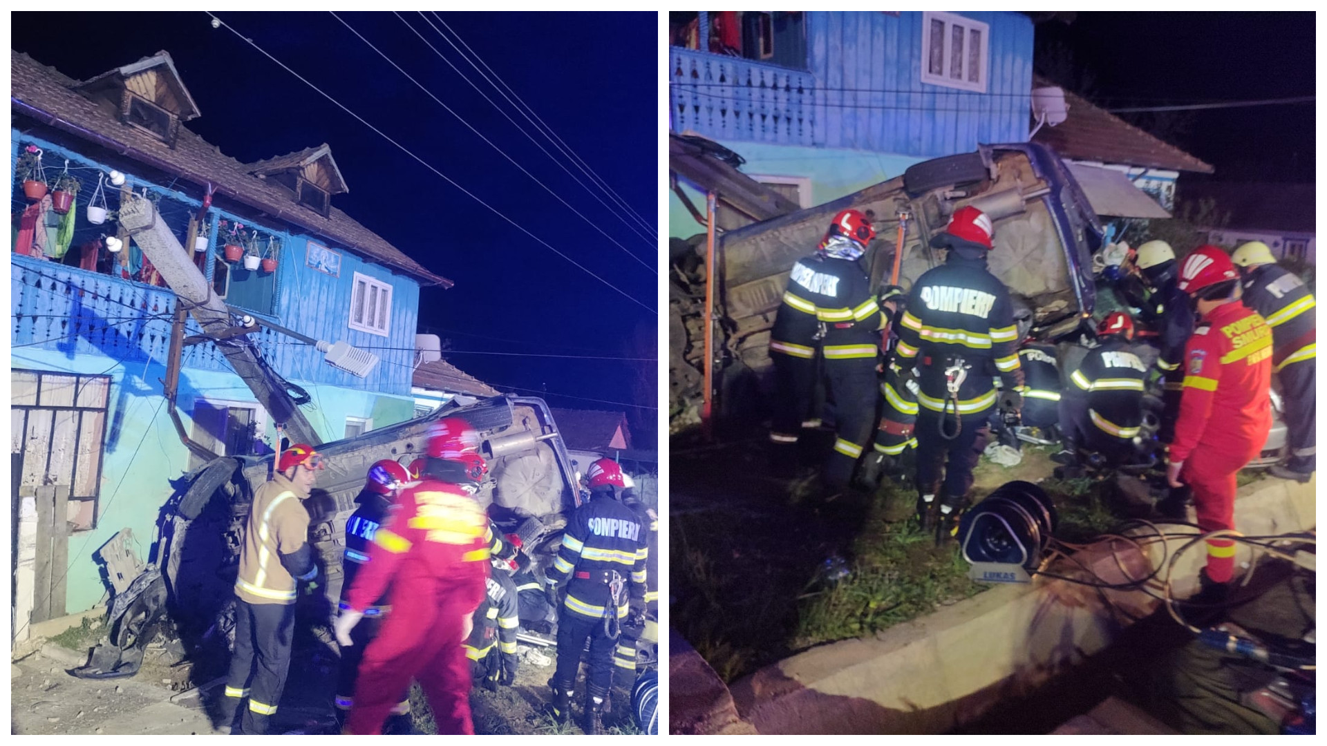 Accident cumplit în Vâlcea. Un tânăr de 22 de ani și un adolescent de 15 ani și-au pierdut viața