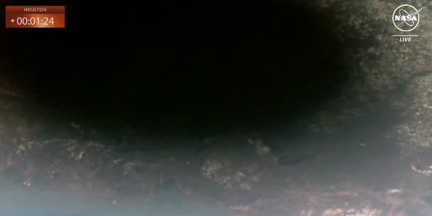 Cum s-a văzut eclipsa de soare din spațiu. Imagini filmate de astronauții de la bordul SSI. VIDEO